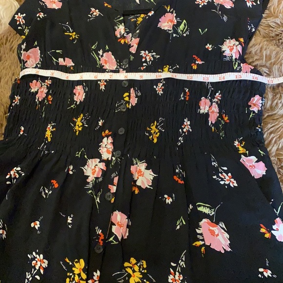 Free People black and pink floral dress - Picture 9 of 12